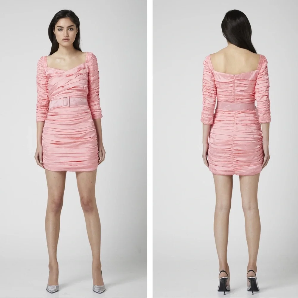 Revolve Atoir Tired of Love Gathered Mini Dress, NWT